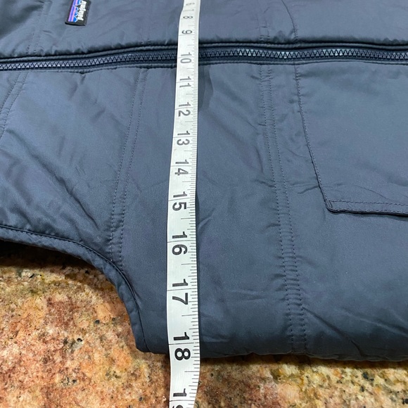 Patagonia Jacket Womens Small Hooded Reversible Fleece Teddy Blue/Gray - Picture 7 of 10